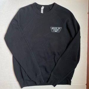 Vans black long sleeve sweatshirt, Unisex Small